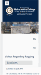Mobile Screenshot of maharashtracollege.org